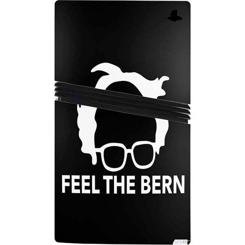 Feel The Bern Outline PS5 Pro Console Skin